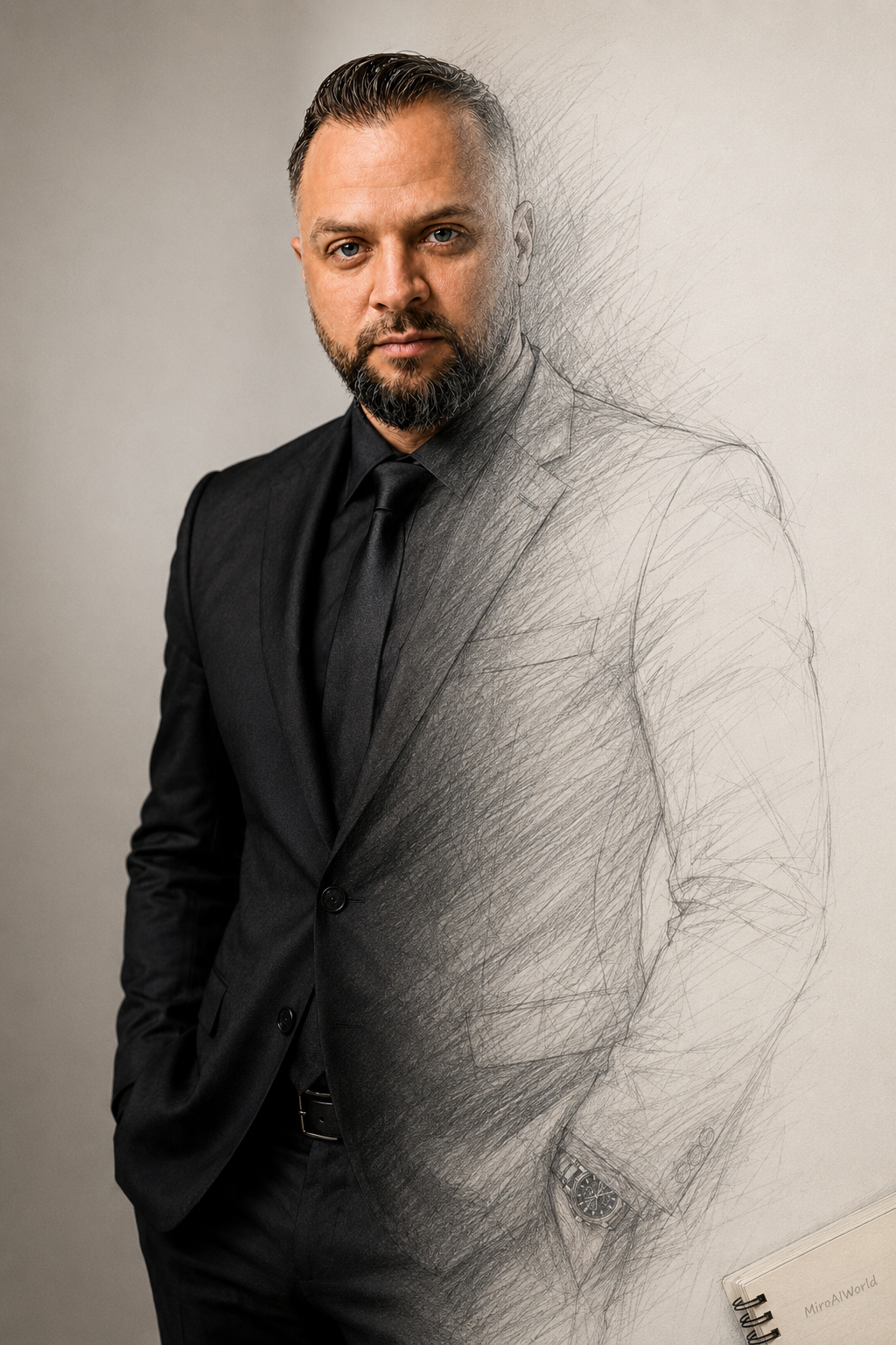 Портрет между реалност и скица